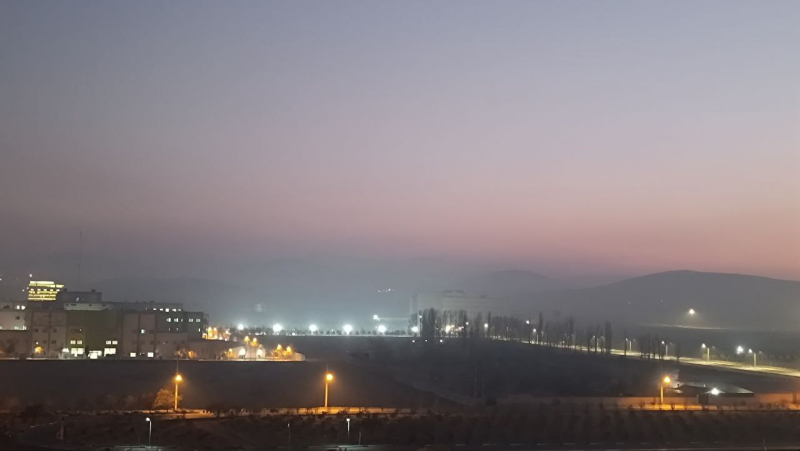 آلودگی هوا بر فراز بیمارستان کودکان زهرا مردانی آذر